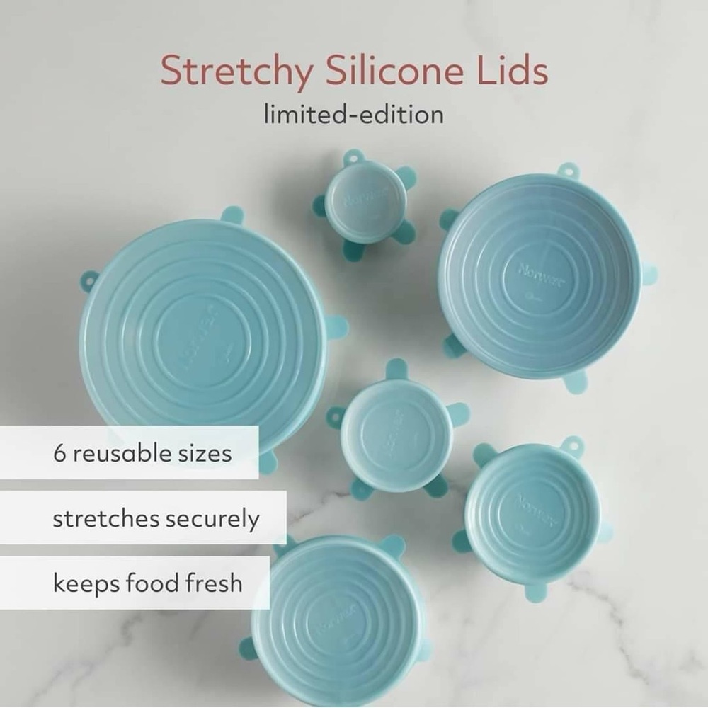 Brand New Norwex Stretchy Silicone lids